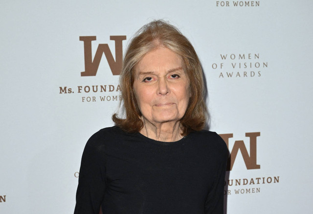 Aktivis AS Gloria Steinem tiba untuk menghadiri Ms. Foundation for Women 2023 Women of Vision Awards di Ziegfeld Ballroom di New York City pada 16 Mei 2023. Foto: ANGELA WEISS / AFP