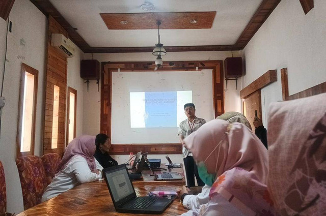 Technical Officer Organisasi Perubahan Sosial Indonesia (OPSI) Bandar Lampung, Jepri Junaidi (Jeje) | Foto : Eka Febriani / Lampung Geh