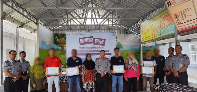 Lapas Permisan Berikan Bantuan Sosial Kepada Keluarga WBP