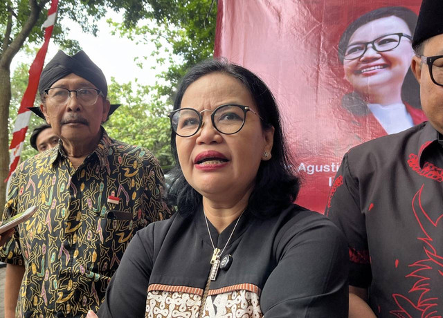 Calon Wali Kota Semarang nomor urut 01 Agustina Wilujeng. Dok: Intan Alliva/kumparan