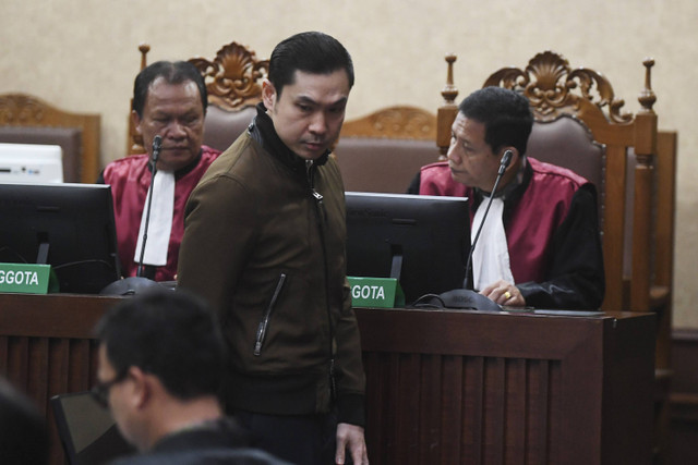 Terdakwa kasus dugaan korupsi Harvey Moeis bersiap menjalani sidang lanjutan di Pengadilan Tipikor, Jakarta, Kamis (21/11/2024). Foto: Akbar Nugroho Gumay/ANTARA FOTO