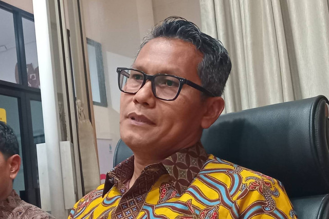 Juru Bicara Kemenperin Febri Hendri Antoni Arif di Kantor Kemenperin, Jakarta, Kamis (21/11/2024). Foto: Widya Islamiati/kumparan