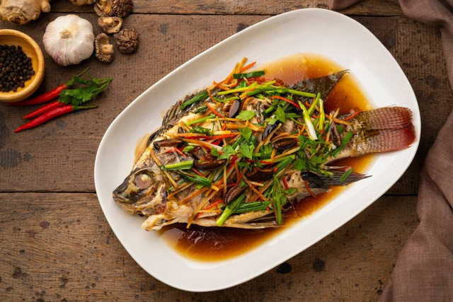 Ilustrasi menu masakan dari ikan. Foto: Shutterstock