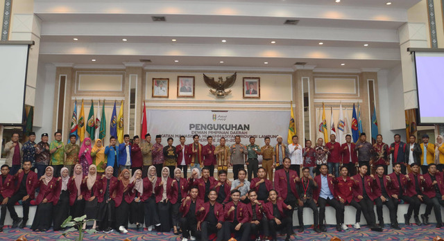 Pengukuhan DPD IMM Provinsi Lampung. | Foto: Dok. IMM Provinsi Lampung