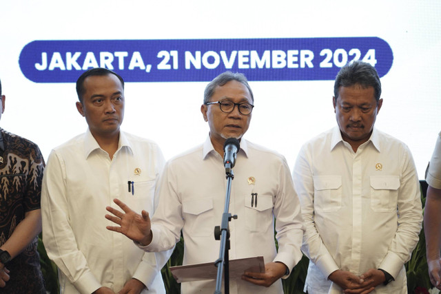 Menko Pangan Zulhas pimpin rakortas bidang pangan.  Foto: Dok. Kemenko Pangan