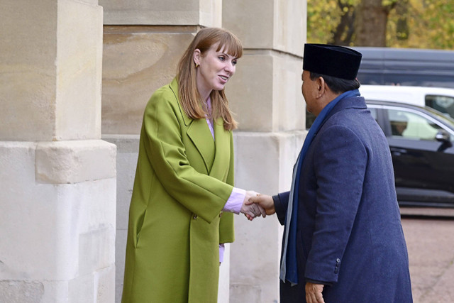 Presiden RI Prabowo Subianto memenuhi undangan makan siang dari Wakil Perdana Menteri Inggris Angela Rayner di Lancaster House, London, Kamis (21/11/2024). Foto: Muchlis Jr/Biro Pers Sekretariat Presiden