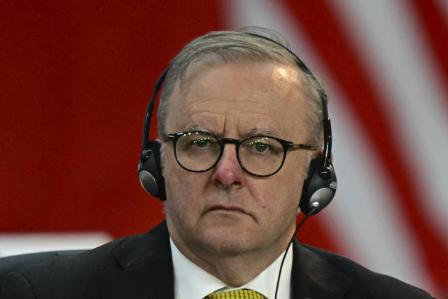 Perdana Menteri Australia Anthony Albanese menghadiri sesi pembukaan KTT G20 di Rio de Janeiro, Brasil, pada tanggal 18 November 2024. Foto: DANIEL RAMALHO/AFP