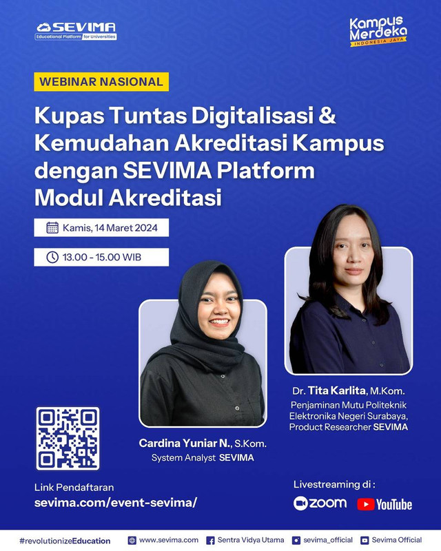 Ribuan Peserta Ikuti Seminar SEVIMA Seputar SEVIMA Platform Modul Akreditasi