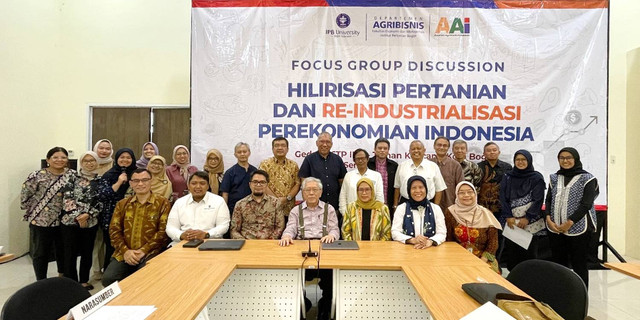 Departemen Agribisnis IPB University Gelar FGD Angkat Hilirisasi Pertanian dan Reindustrialisasi