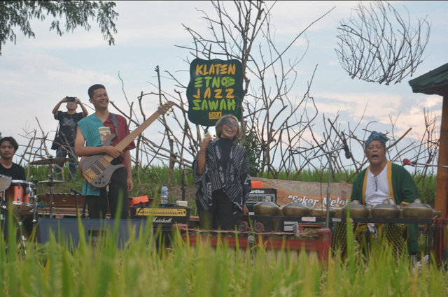 Klaten Etnos Jazz Sawah. Foto: Istimewa