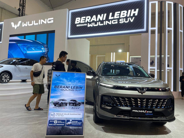 Wuling Motors di Gaikindo Jakarta Auto Week (GJAW) 2024. Foto: Sena Pratama/kumparan