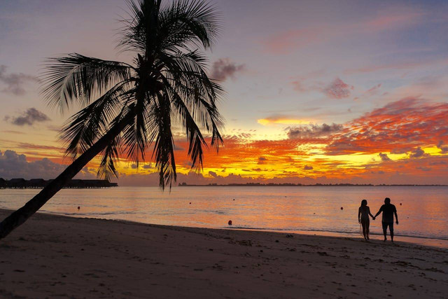 Tempat honeymoon di Alahan Panjang. Foto hanya ilustrasi, bukan tempat sebenarnya. Sumber: Pexels/Asad Photo Maldives