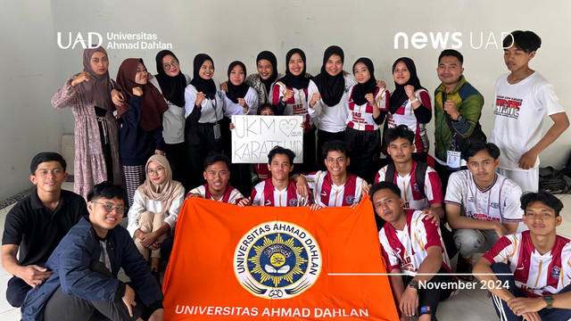 Tim Unit Kegiatan Mahasiswa Karate Universitas Ahmad Dahlan (UAD) (Dok. UKM Karate UAD)