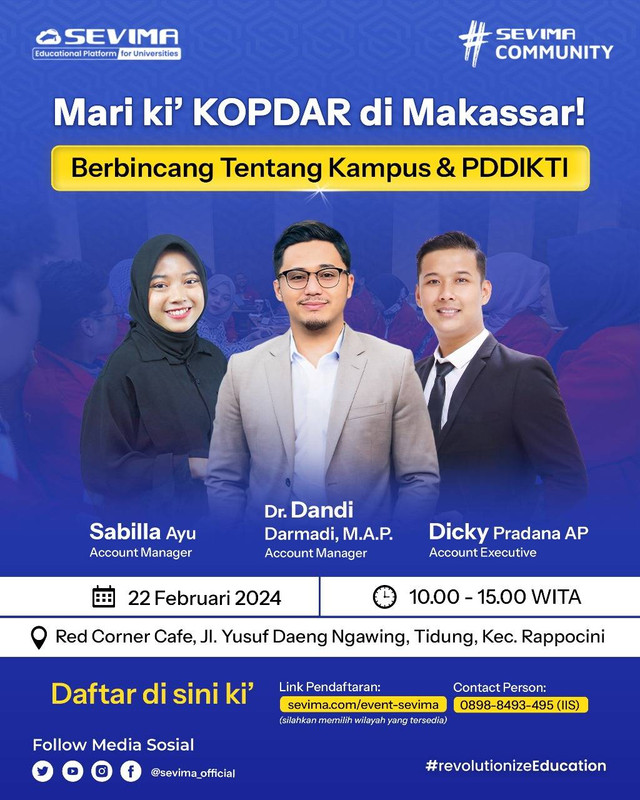 Ribuan Peserta Ikuti Seminar SEVIMA Seputar Kampus dan PDDIKTI