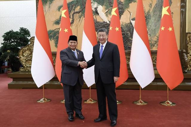 Presiden Prabowo dan Presiden Xi Jinping (Sumber: Kementerian Pertahanan Republik Indonesia)