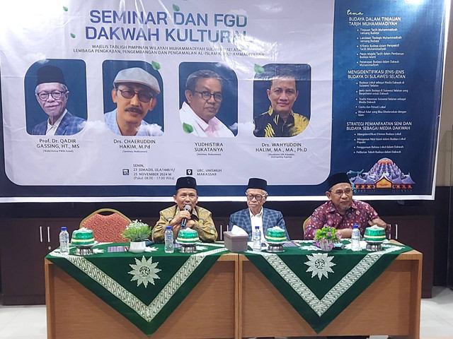 Unismuh Jadi Tuan Rumah Seminar dan FGD Dakwah Kultural Muhammadiyah Sulsel