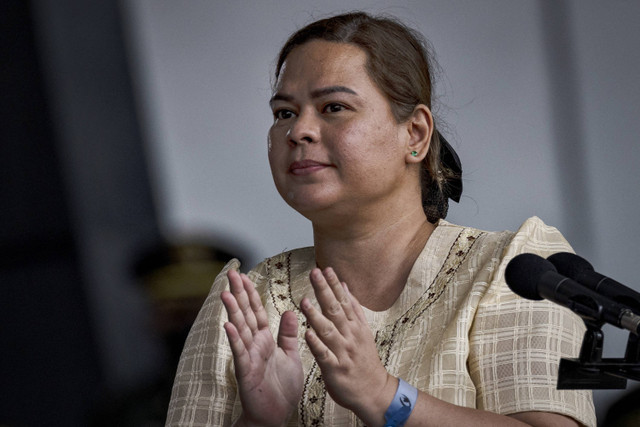 Sarah Duterte. Foto: EZRA ACAYAN/Pool via AFP