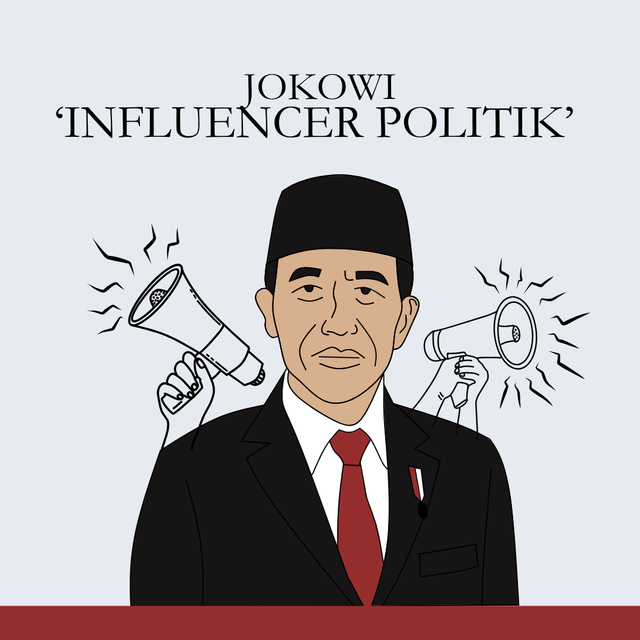 Gambar 1. Jokowi Influencer Politik Sumber : Dokumen Pribadi