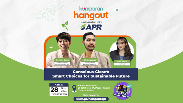 kumparan Hangout bersama APR terkait sustainable fashion digelar pada 28 November 2024 di kantor kumparan. Foto: Dok. kumparan