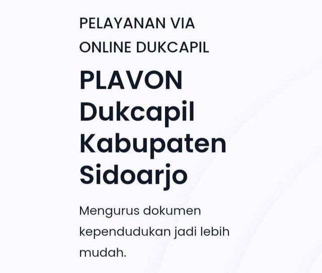 Website Plavon : https://plavon.sidoarjokab.go.id/ 