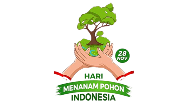 Ilustrasi Hari Menanam Pohon Indonesia. Foto: id.pngtree.com.