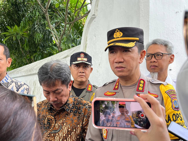 Kapolresta Kota Yogyakarta, Kombes Pol Aditya Surya Dharma dan Pejabat Wali Kota Yogyakarta, Sugeng Purwanto. (Foto: M Wulan)