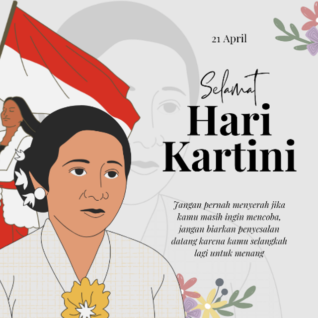 ilustrasi gambar Raden Ajeng Kartini, sumber:https//www.canva.com