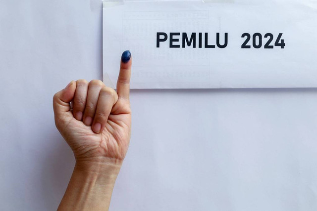 Tinta pemilu adalah enis tinta yang digunakan untuk menandakan seseorang telah menggunakan hak pilihnya. Foto: Shutterstock.com