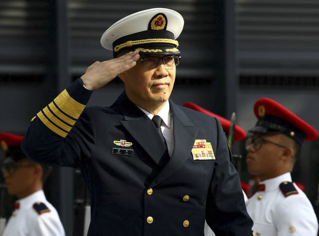 Menteri Pertahanan China, Dong Jun. Foto: Edgar Su/REUTERS 