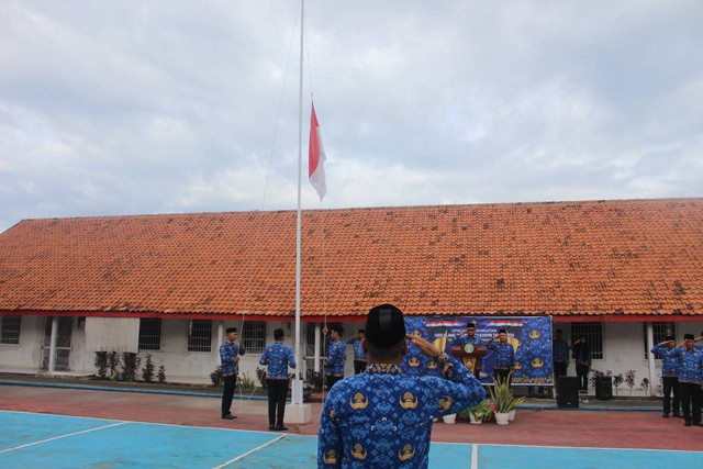 Upacara Bendera Peringatan HUT ke-53 Korpri di Lapas Pekalongan