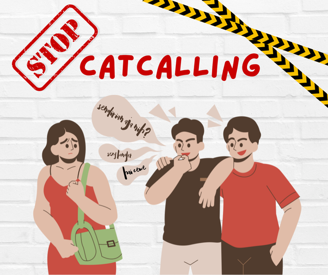 Ilustrasi Catcalling (Sumber: Dokumen pribadi. Zulfa Ma'arij)