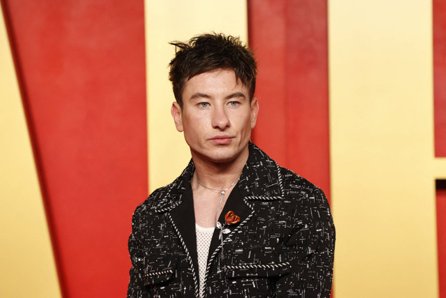 Aktor Irlandia Barry Keoghan menghadiri Pesta Oscar Vanity Fair di Wallis Annenberg Center for the Performing Arts di Beverly Hills, California, pada tanggal 10 Maret 2024. Foto: Michael Tran / AFP