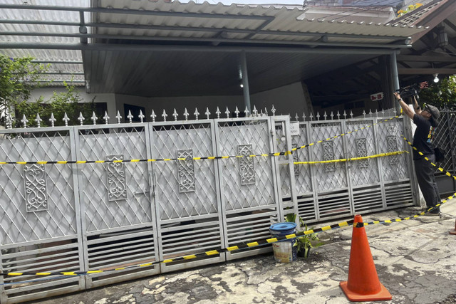 Rumah TKP dan Bekas Darah Ibu Pelaku. Foto: Rayyan Farhansyah/kumparan