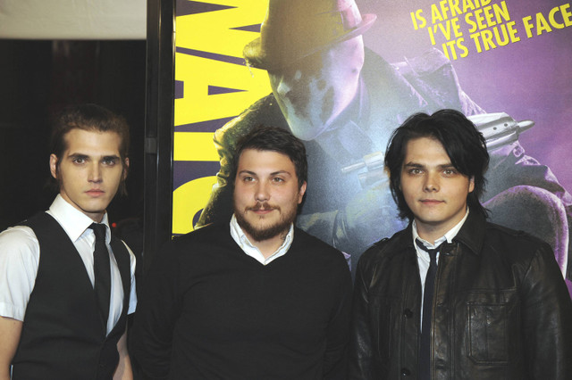 Grup musik 'My Chemical Romance' tiba di pemutaran perdana film Watchmen di Grauman's Chinese Theatre di Hollywood, California, pada tanggal 2 Maret 2009. Foto: Gabriel Bouys/AFP