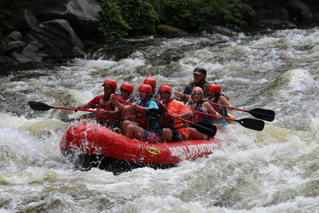 Ilustrasi Apakah Rafting Harus Pakai Sepatu? | Pexels/Greg Harris