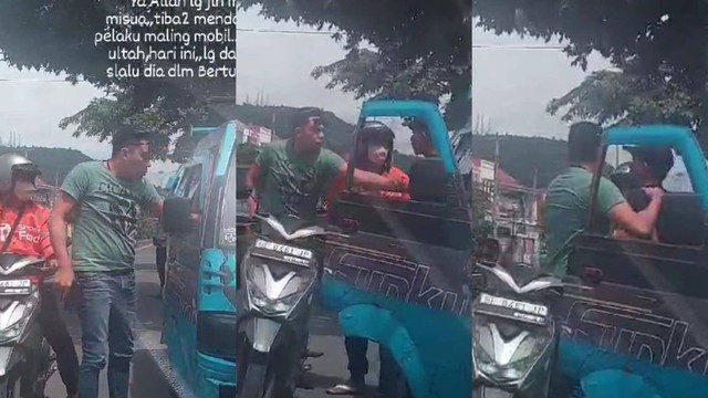 Aipda Deni Oktarian saat menangkap DPO kasus pencurian. | Foto: Dok Istimewa