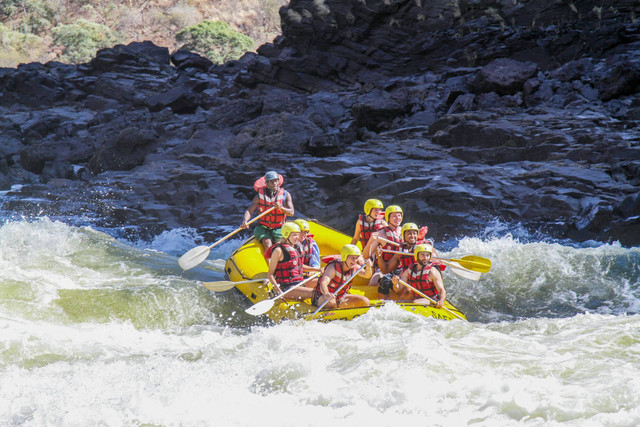 Tempat rafting di Jogja. Foto hanya ilustrasi, bukan tempat sebenarnya. Sumber: Pexels/Anna Sullivan