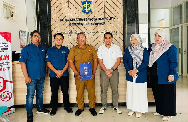 Terus Bersinergi, TDA Surabaya Lakukan Kunjungan di Kesbangpol Surabaya