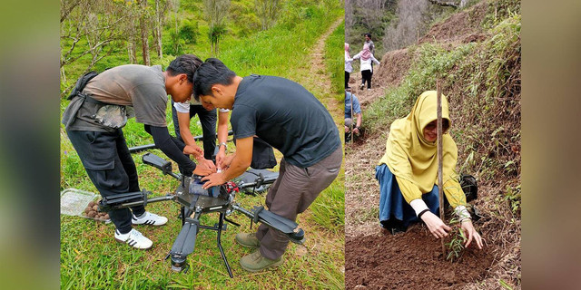 Pemulihan Ekosistem, Departemen Silvikultur IPB Buat Aksi Tanam Berbasis Drone