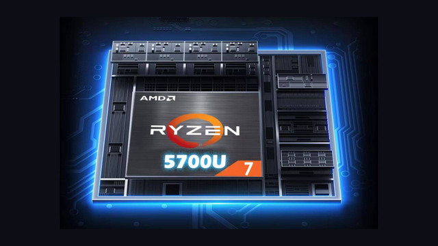 Ilustrasi prosesor Ryzen 7 5700U. Foto: AMD  