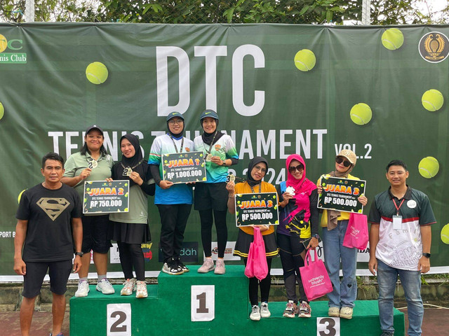 Para pemenang Ganda Puteri di DTC Vol 2. Foto: Dok. Istimewa