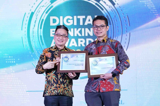 BRI raih dua penghargaan pada ajang Digital Banking Awards (DBA) 2024. Foto: Dok. BRI