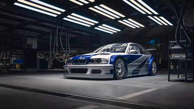 Wujud asli BMW M3 E46 GTR dari game Need for Speed: Most Wanted. Foto: BMW Motorsport