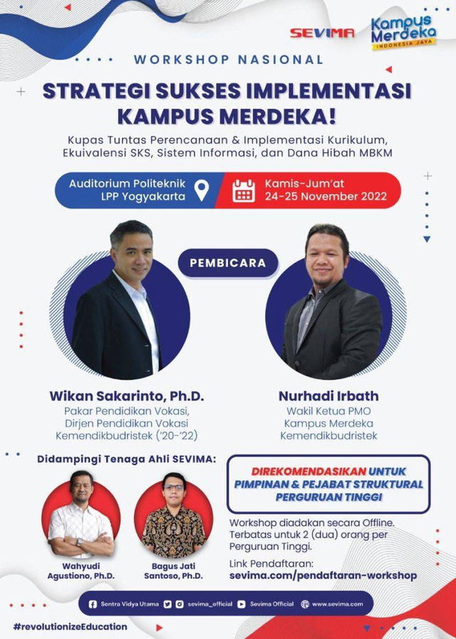 Ratusan Peserta Ikuti Seminar SEVIMA Seputar Strategi Implementasi MBKM