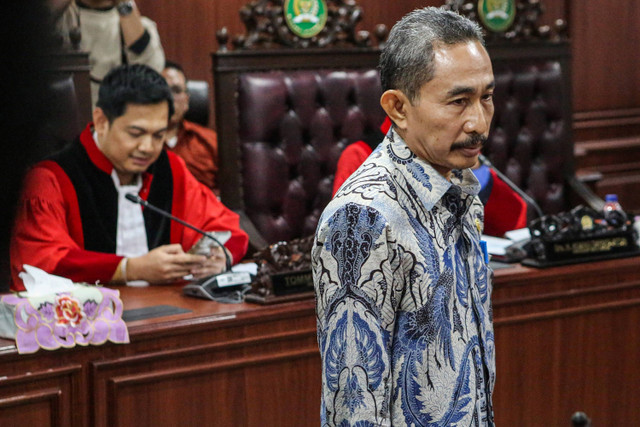 Anggota DPR RI Fraksi PDIP Haryanto mengikuti sidang di Mahkamah Kehormatan Dewan (MKD) DPR RI, Kompleks Parlemen, Jakarta, Selasa (3/12/2024). Foto: Asprilla Dwi Adha/ANTARA FOTO