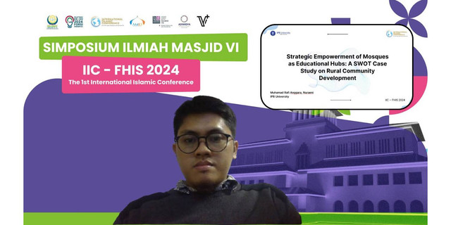 Mahasiswa S2 IPB University Berpartisipasi dalam The 1st International Islamic Conference