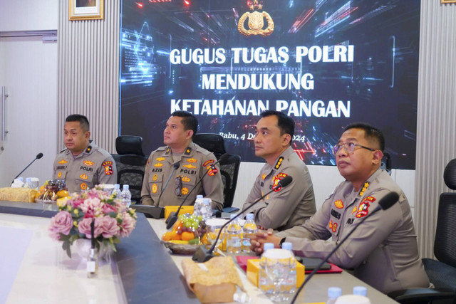 Polri menggelar pelatihan "Polisi Penggerak Ketahanan Pangan" pada Rabu (4/12/2024).  Foto: Dok. Istimewa