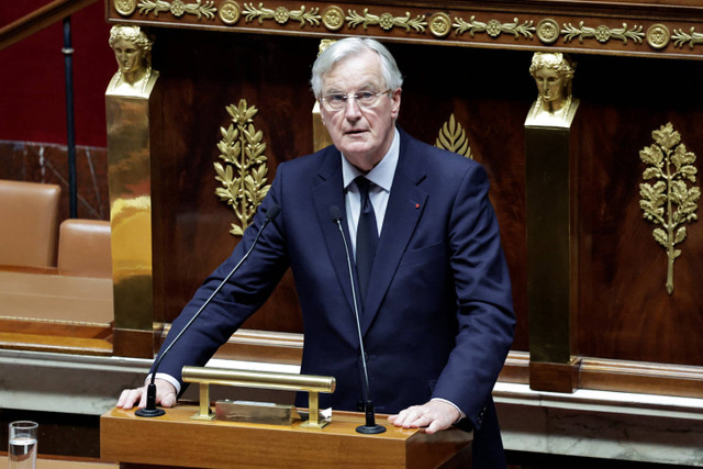 Perdana Menteri Prancis Michel Barnier. Foto: STEPHANE DE SAKUTIN / AFP