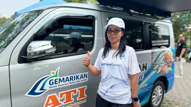 Kepala Bidang Pengolahan dan Pemasaran Hasil Perikanan Dislautkan DIY, Juwarti. Foto: Arif UT/Pandangan Jogja