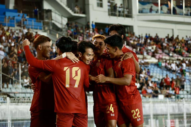 Potret Timnas Myanmar pada 19 November 2024. Foto: Myanmar Football Federation